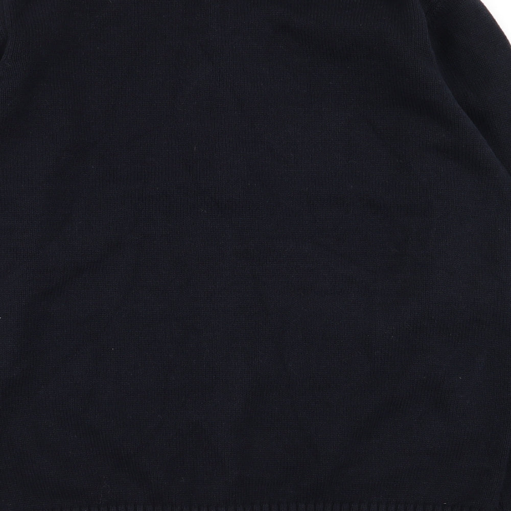 ACW58 Mens Blue   Full Zip Jumper Size L