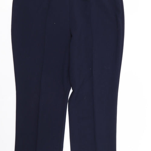 bonmarche Womens Blue   Trousers  Size 16 L28 in - Stretch waistband