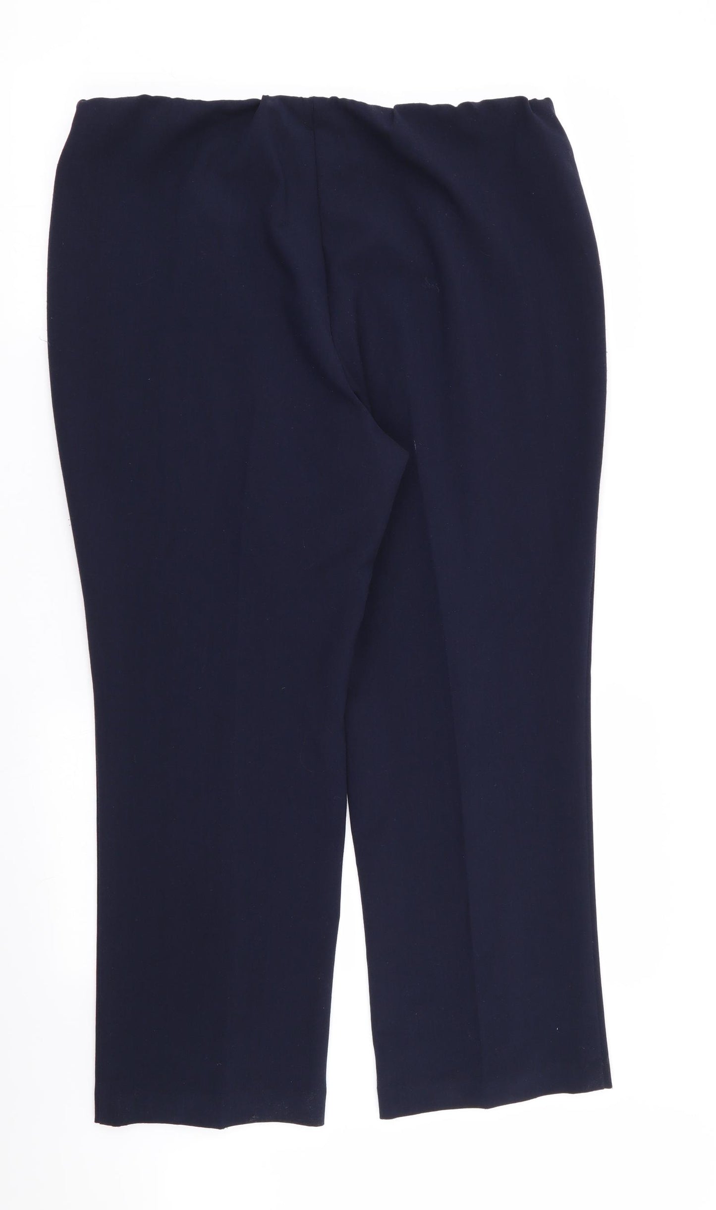 bonmarche Womens Blue   Trousers  Size 16 L28 in - Stretch waistband
