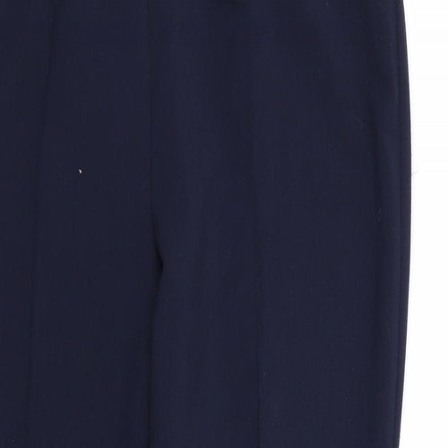 bonmarche Womens Blue   Trousers  Size 16 L28 in - Stretch waistband