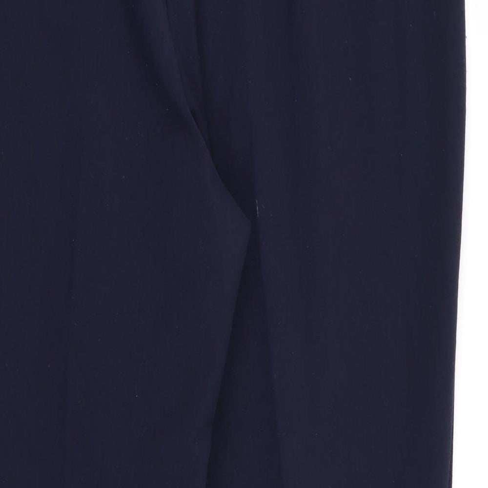 bonmarche Womens Blue   Trousers  Size 16 L28 in - Stretch waistband