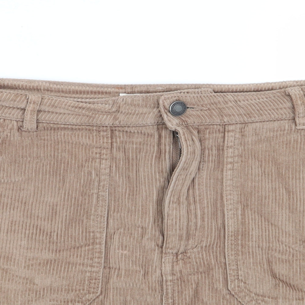 STR Womens Brown   Flare Skirt Size 12