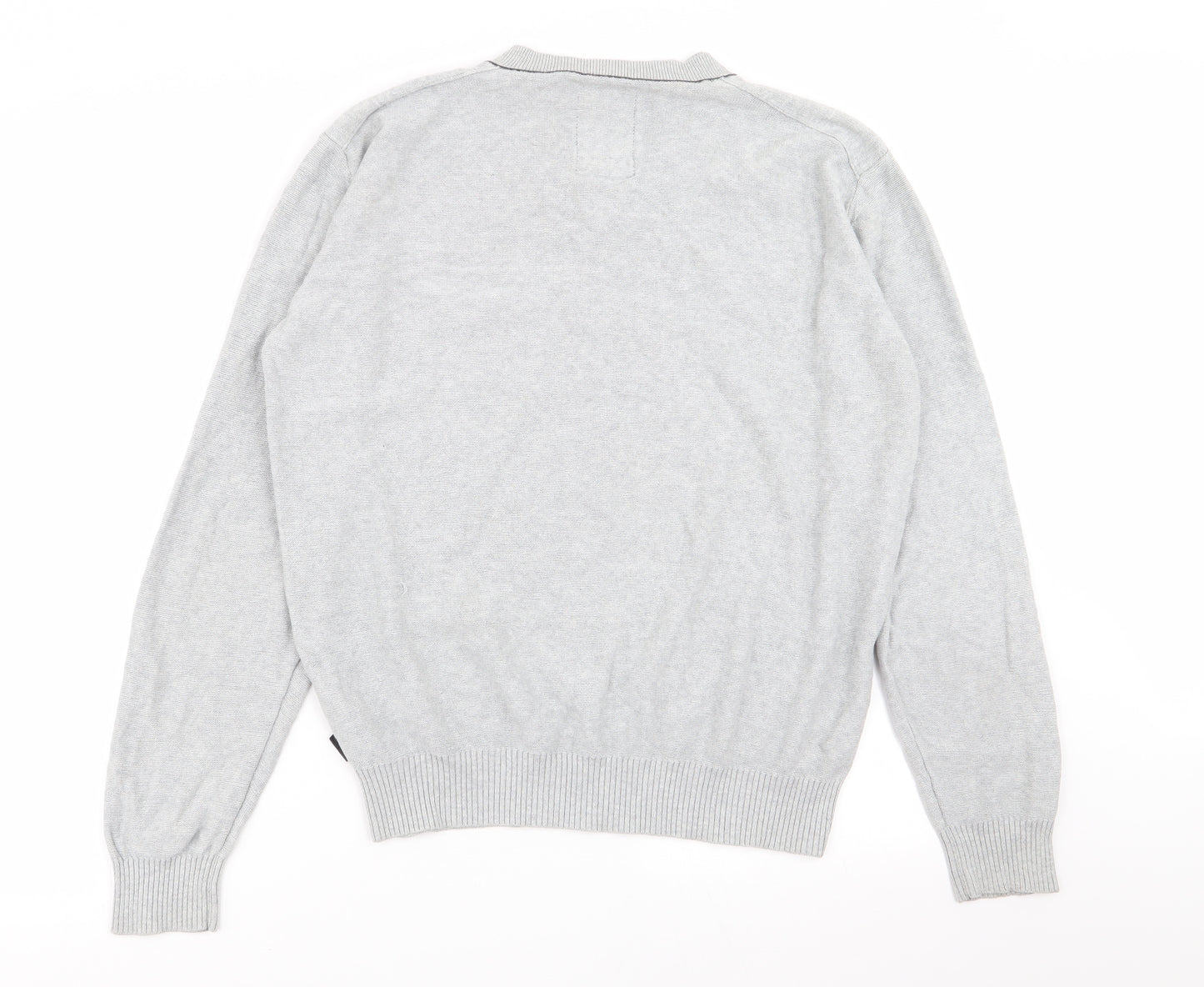 Le Breve Mens Grey   Pullover Jumper Size L