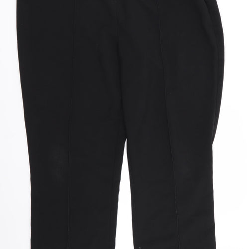 arista Womens Black   Trousers  Size 16 L27 in - Stretch waistband