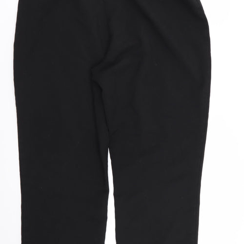 arista Womens Black   Trousers  Size 16 L27 in - Stretch waistband