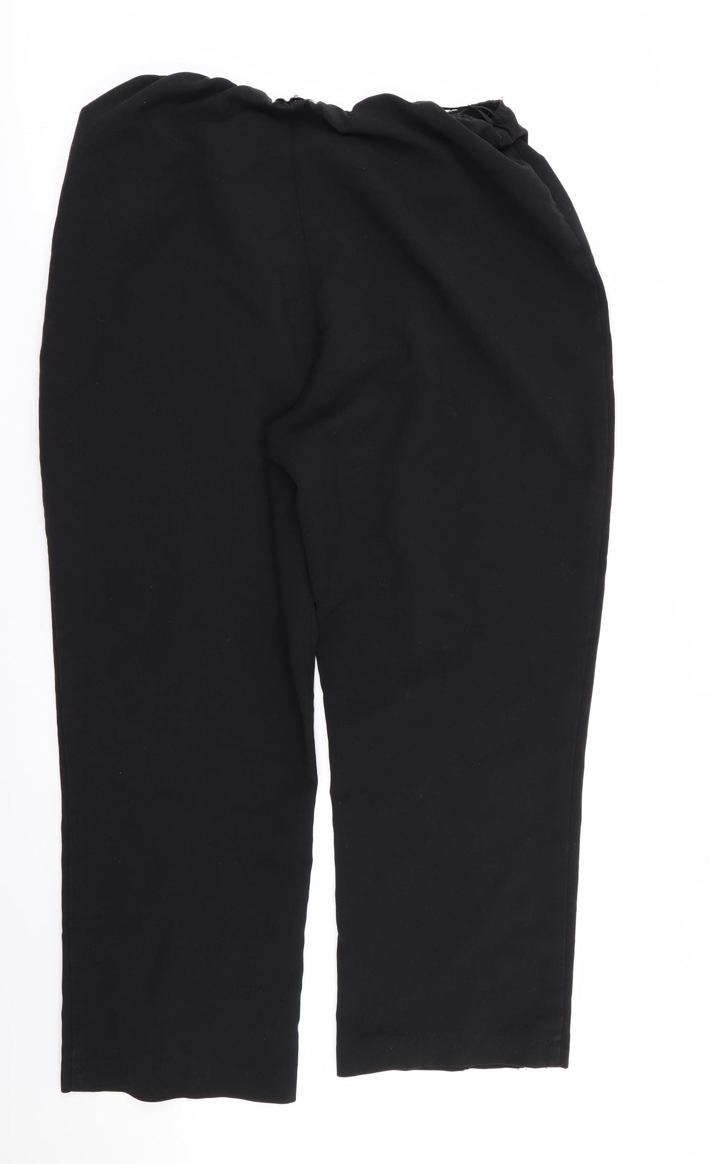 arista Womens Black   Trousers  Size 16 L27 in - Stretch waistband