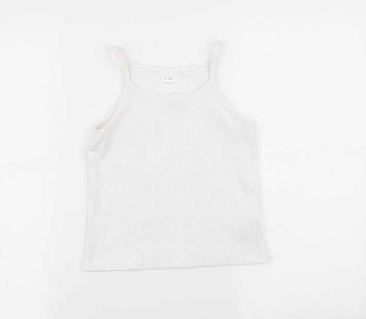 NEXT Girls White Camisole Tank Size 11 Years