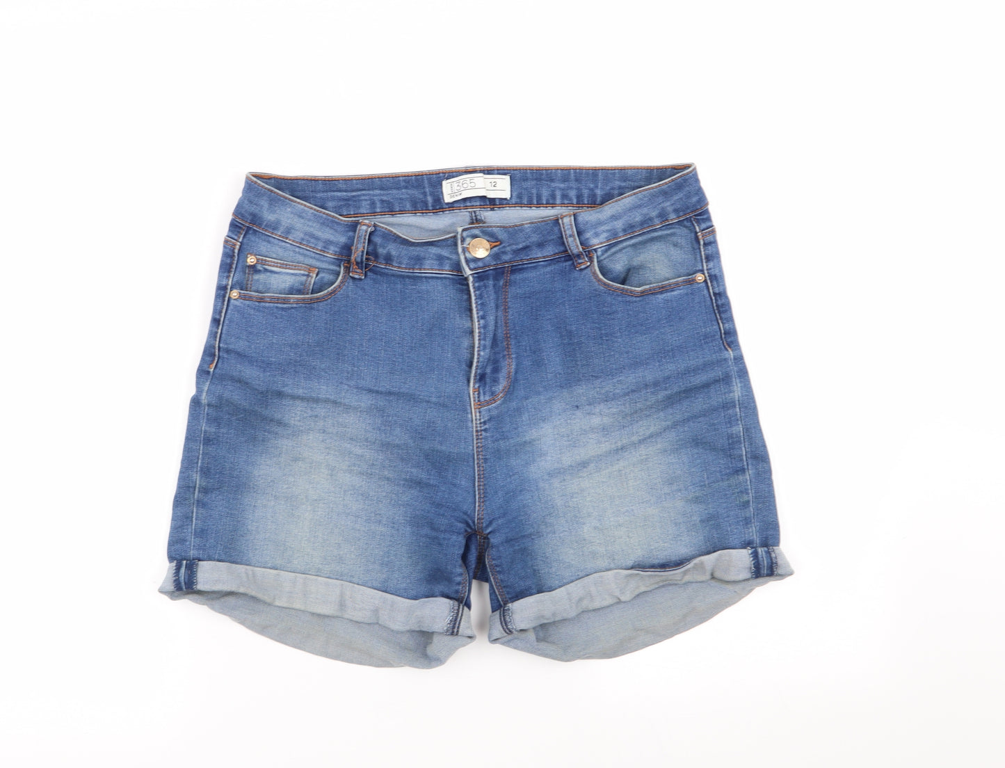 denim 365 Womens Blue   Hot Pants Shorts Size 12