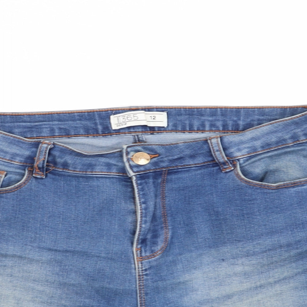 denim 365 Womens Blue   Hot Pants Shorts Size 12