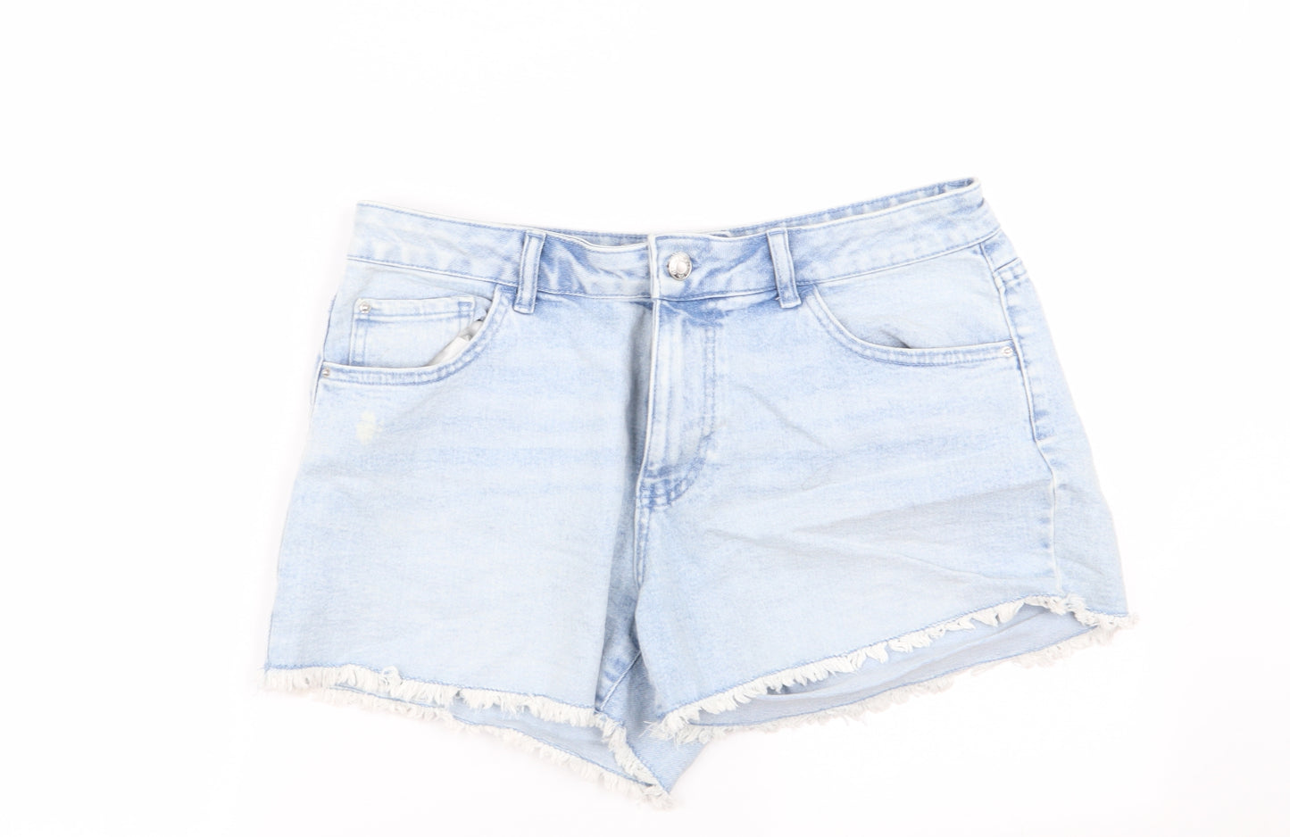 denim and co Womens Blue   Hot Pants Shorts Size 14 - denim shorts