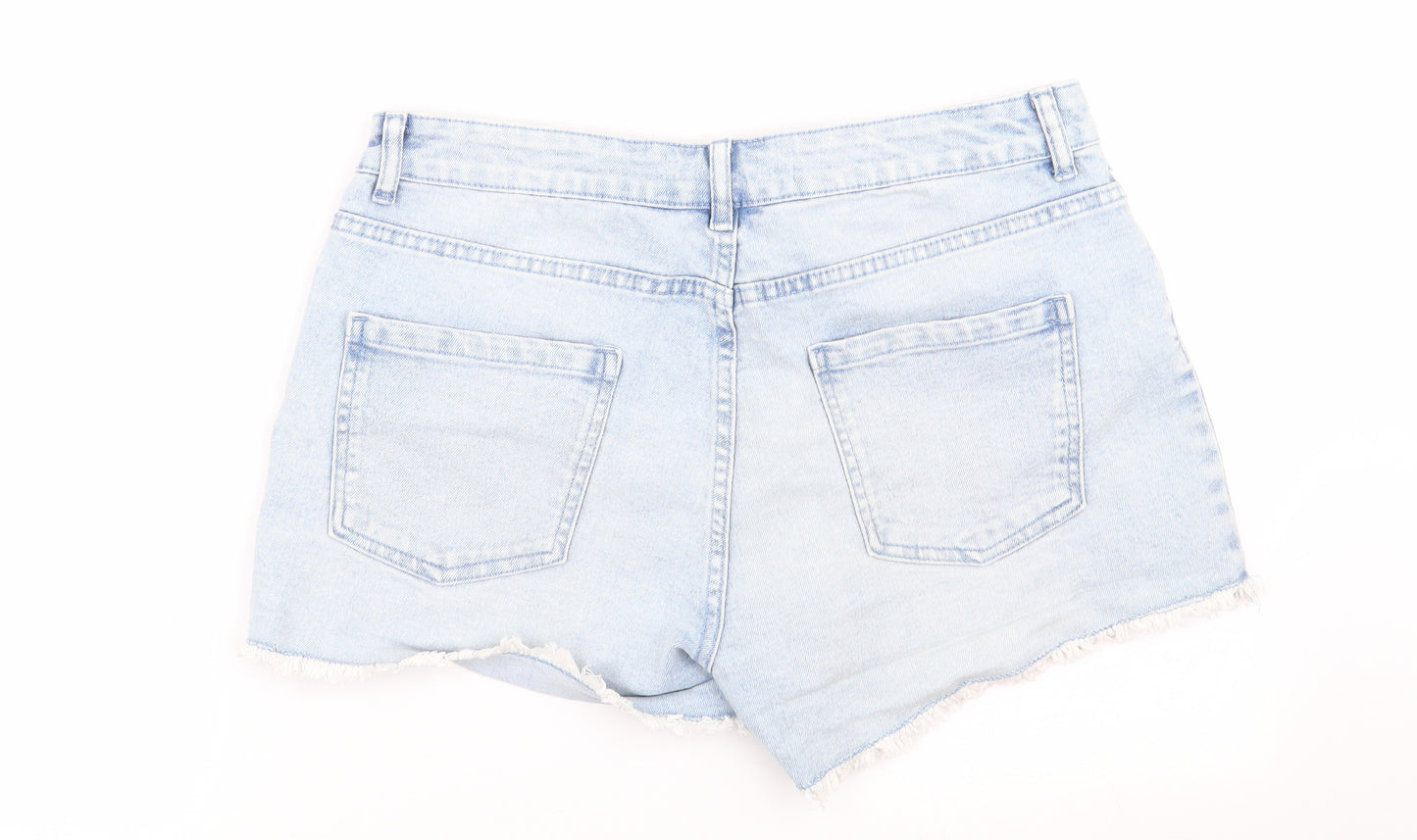 denim and co Womens Blue   Hot Pants Shorts Size 14 - denim shorts
