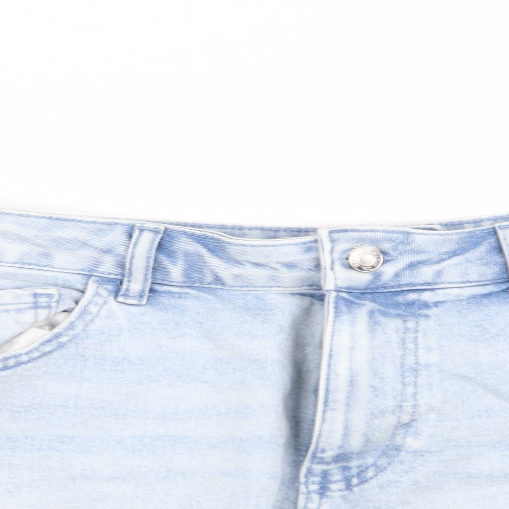 denim and co Womens Blue   Hot Pants Shorts Size 14 - denim shorts