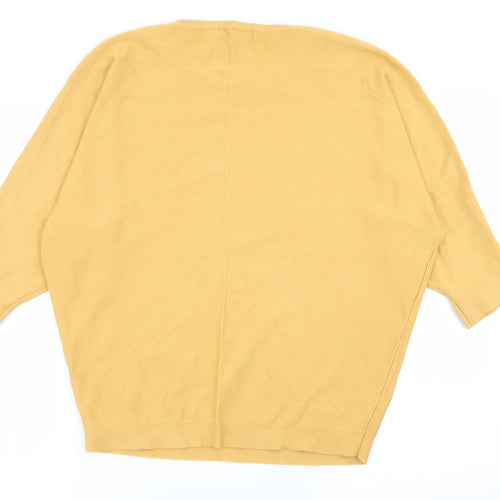 paramour Womens Yellow   Pullover Jumper Size S