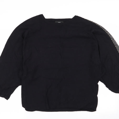 NEXT Womens Black   Pullover Jumper Size M