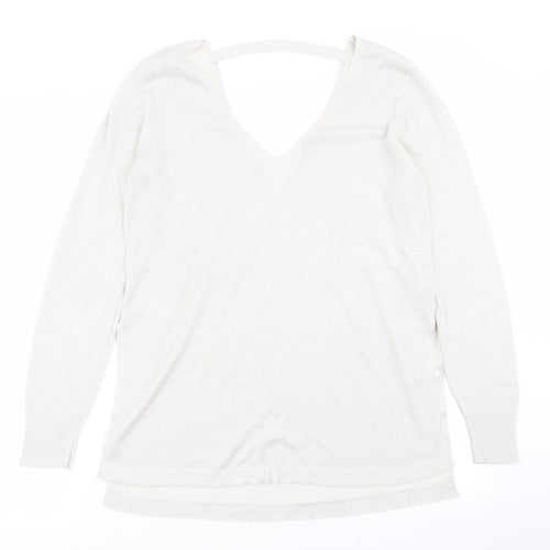 Oasis Womens Silver   Basic T-Shirt Size L