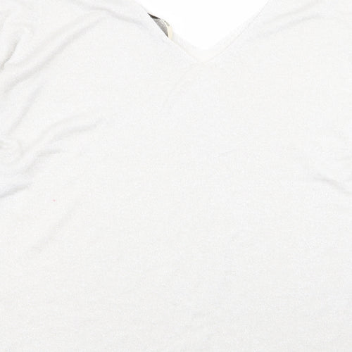 Oasis Womens Silver   Basic T-Shirt Size L