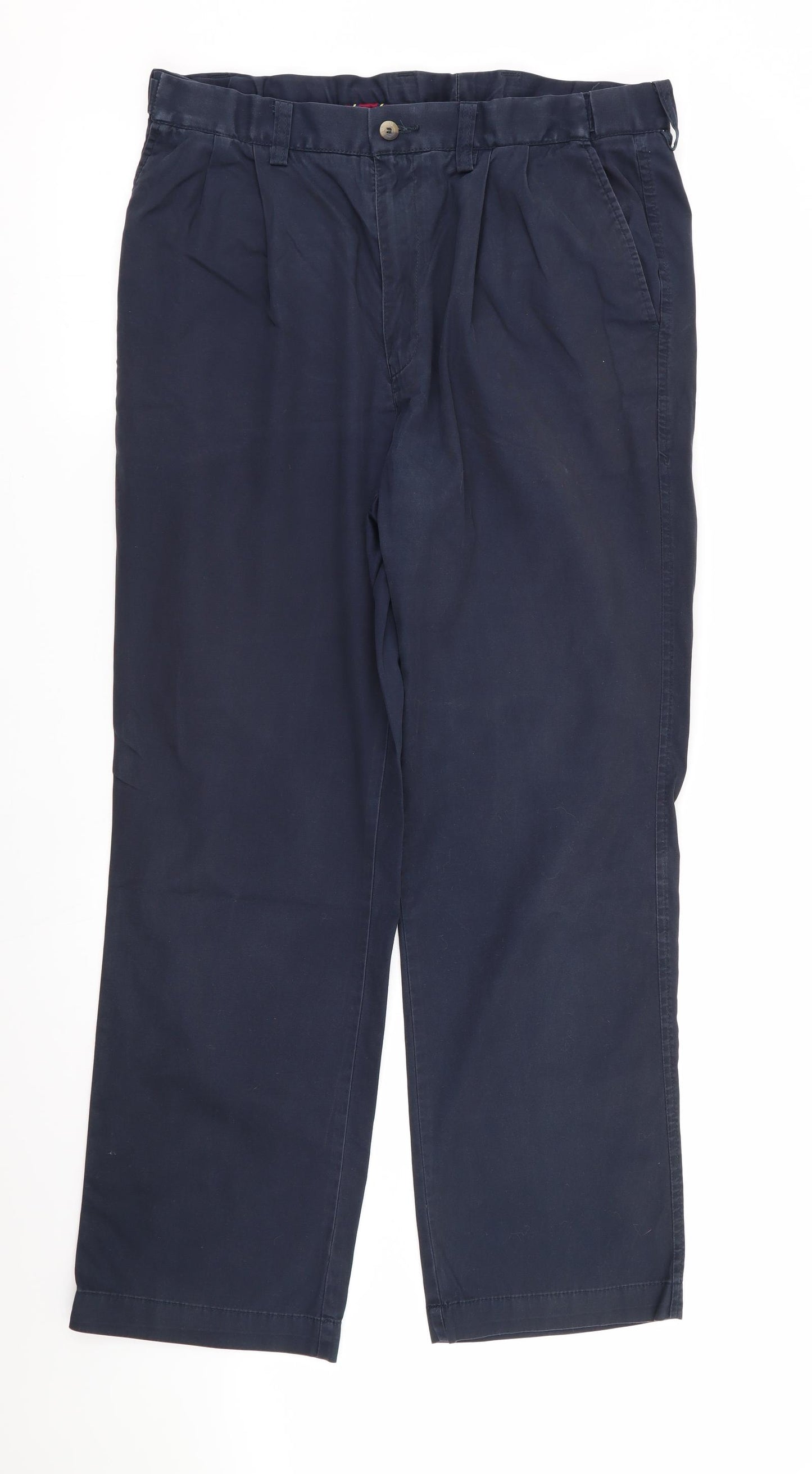 Blue Harbour Mens Blue   Chino Trousers Size 34 in L30 in