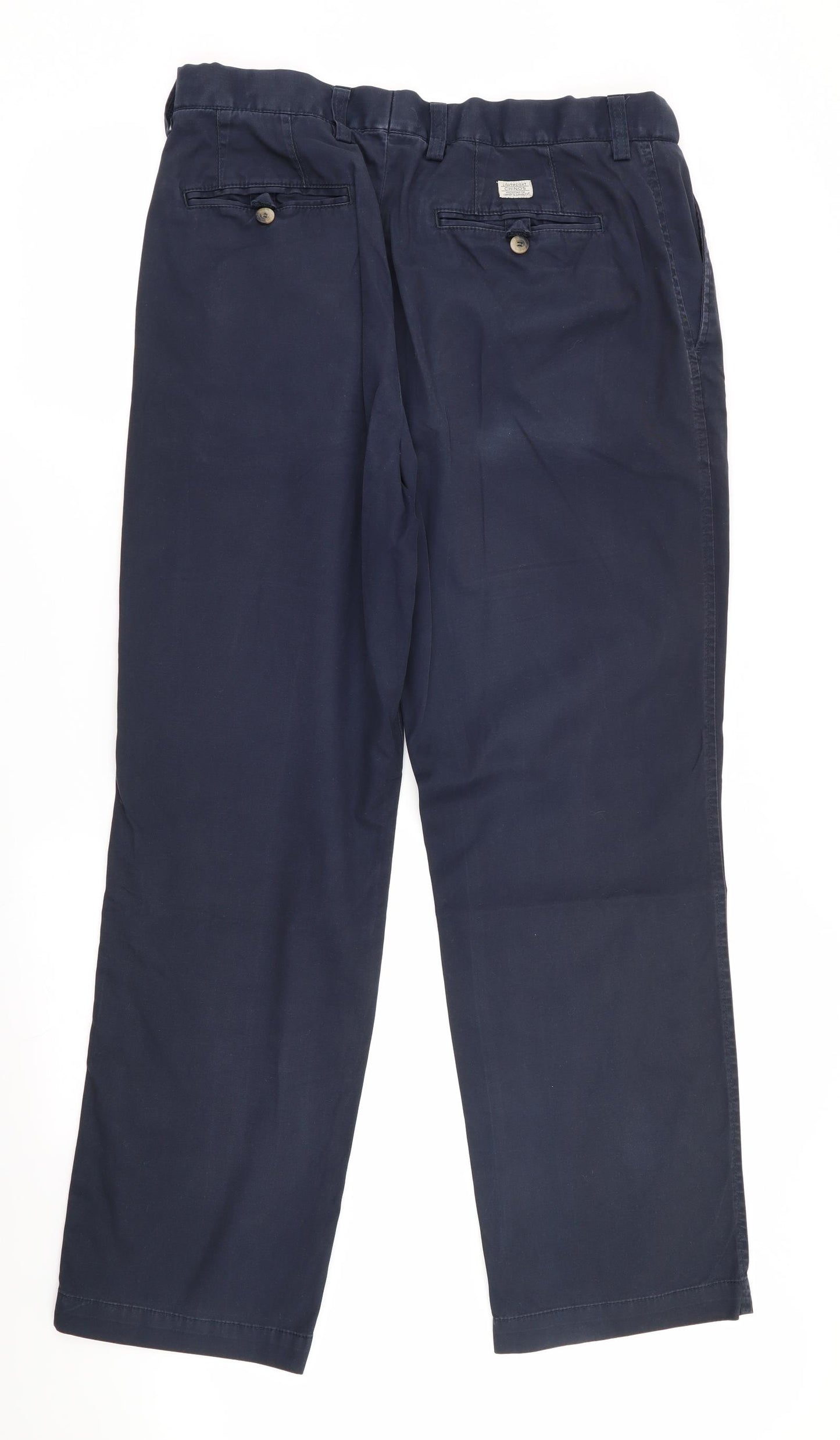 Blue Harbour Mens Blue   Chino Trousers Size 34 in L30 in