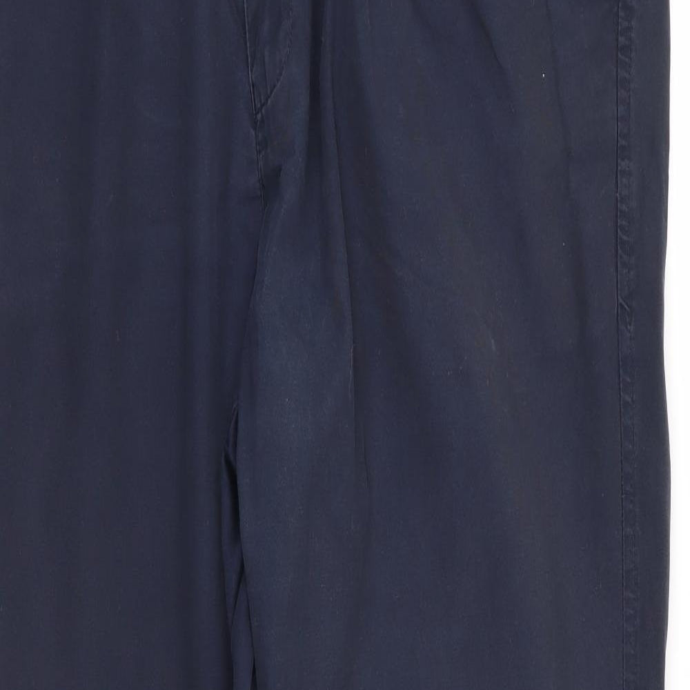Blue Harbour Mens Blue   Chino Trousers Size 34 in L30 in