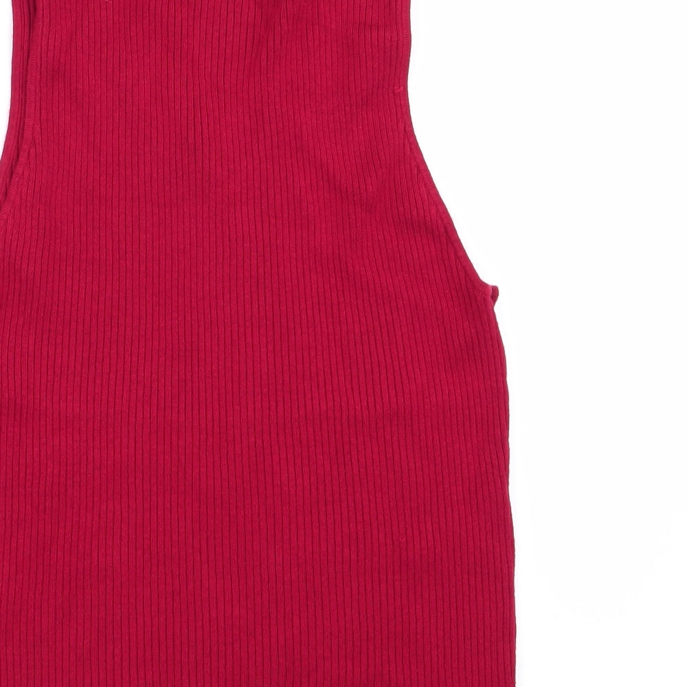 TU Womens Red   Basic Tank Size 16
