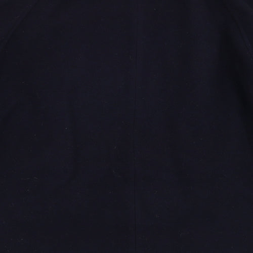 Preworn Womens Blue   Overcoat Coat Size 14