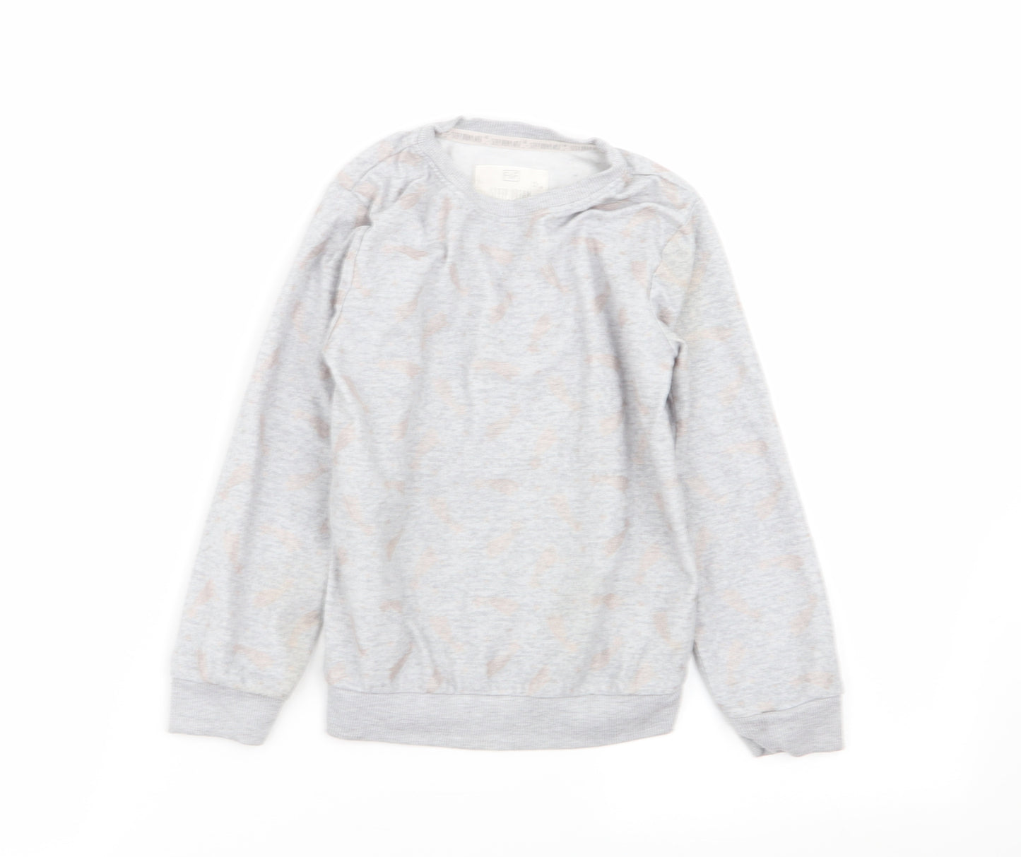 F&F Girls Grey Solid  Top Pyjama Top Size 5-6 Years