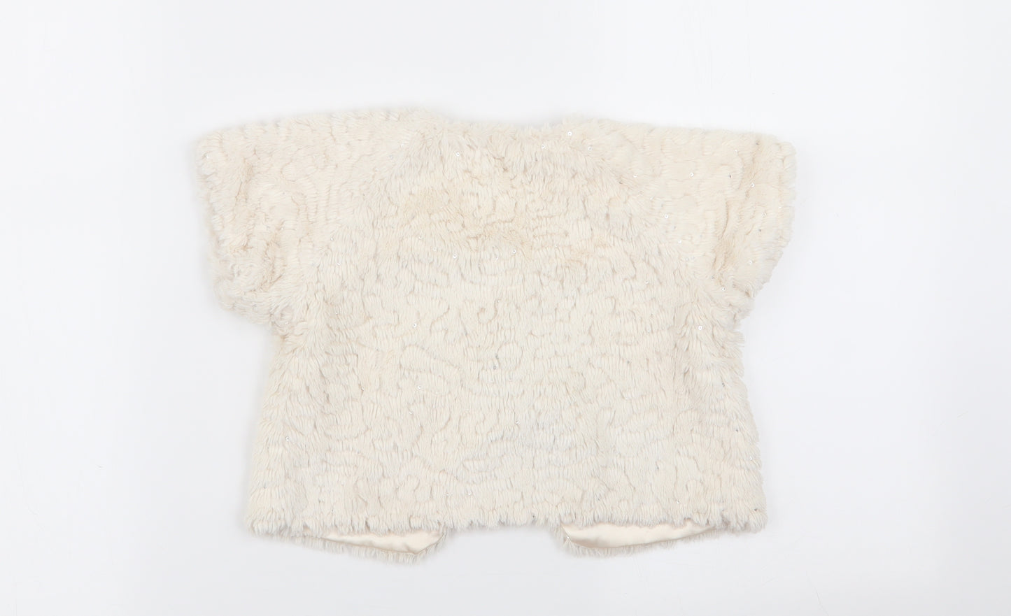 Young Dimension Girls Ivory   Cardigan Jumper Size 6-7 Years