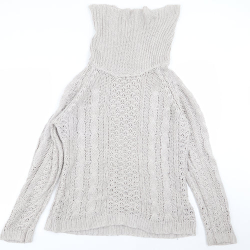 Cotton Traders Womens Grey   Pullover Jumper Size 12