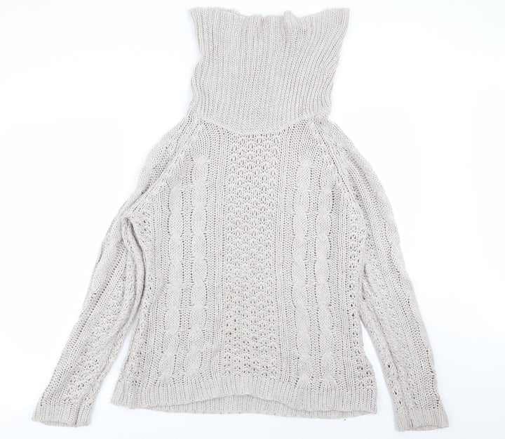 Cotton Traders Womens Grey Pullover Jumper Size 12