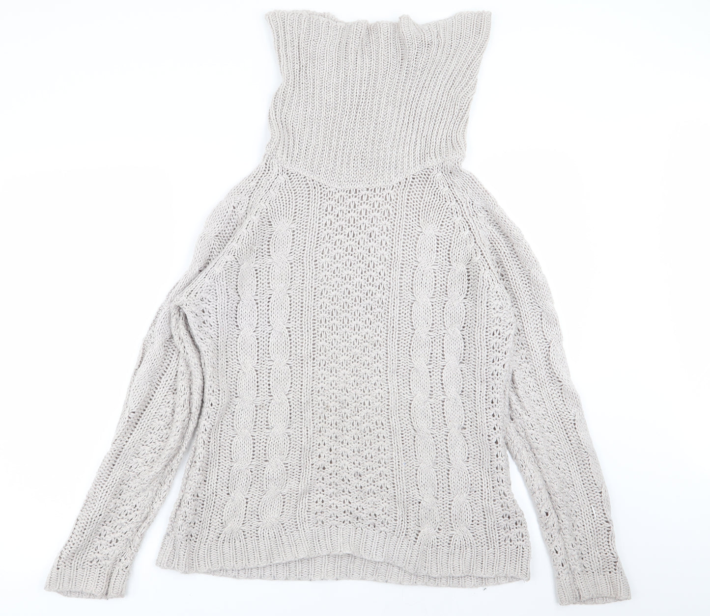 Cotton Traders Womens Grey   Pullover Jumper Size 12