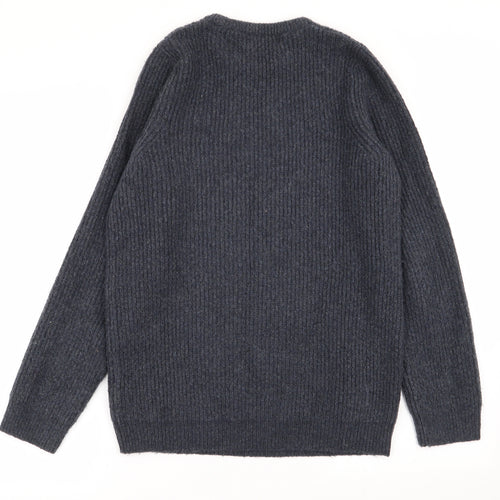 M&S Mens Blue   Pullover Jumper Size S