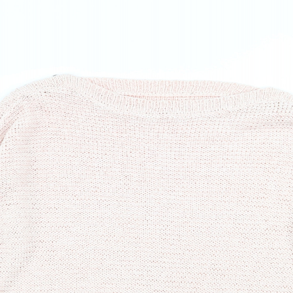 Wallis Womens Pink   Pullover Jumper Size S