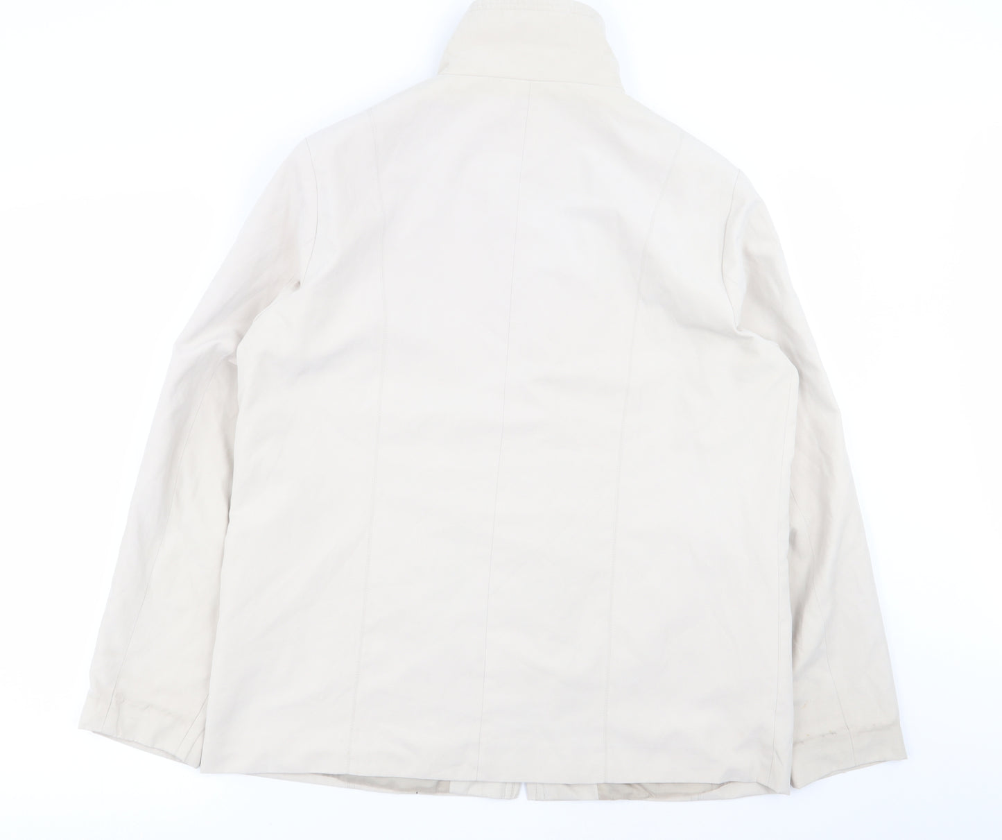 Katherine Hamnett Womens Beige   Jacket Coat Size 14