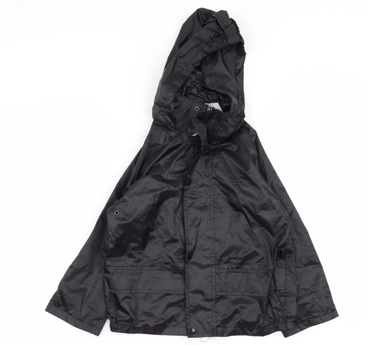 wetplay Boys Black   Rain Coat Coat Size 3-4 Years