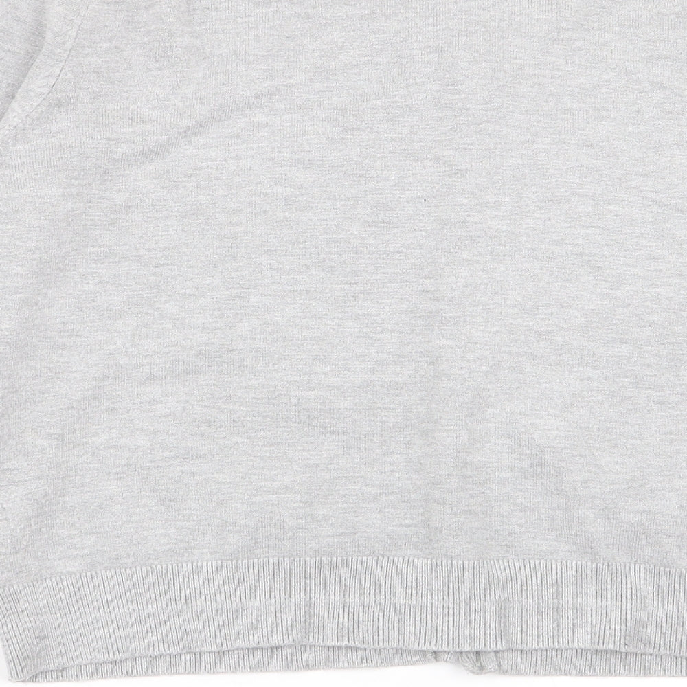 M&Co Womens Grey   Cardigan Jumper Size 14
