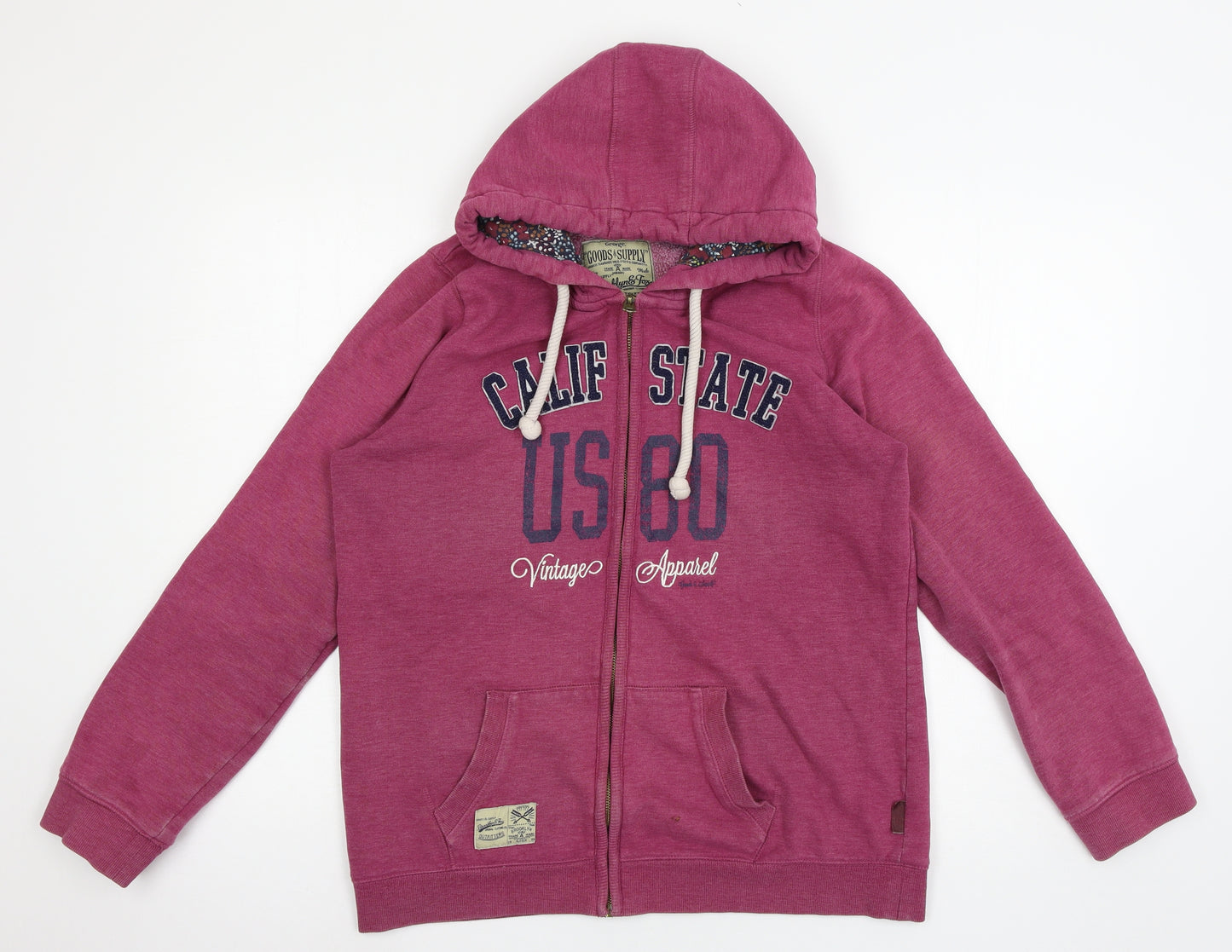 George Womens Purple  Jersey Full Zip Hoodie Size 16