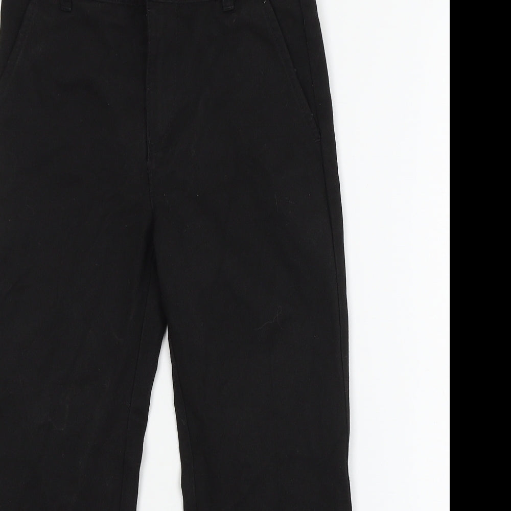 F&F Boys Black   Dress Pants Trousers Size 6-7 Years