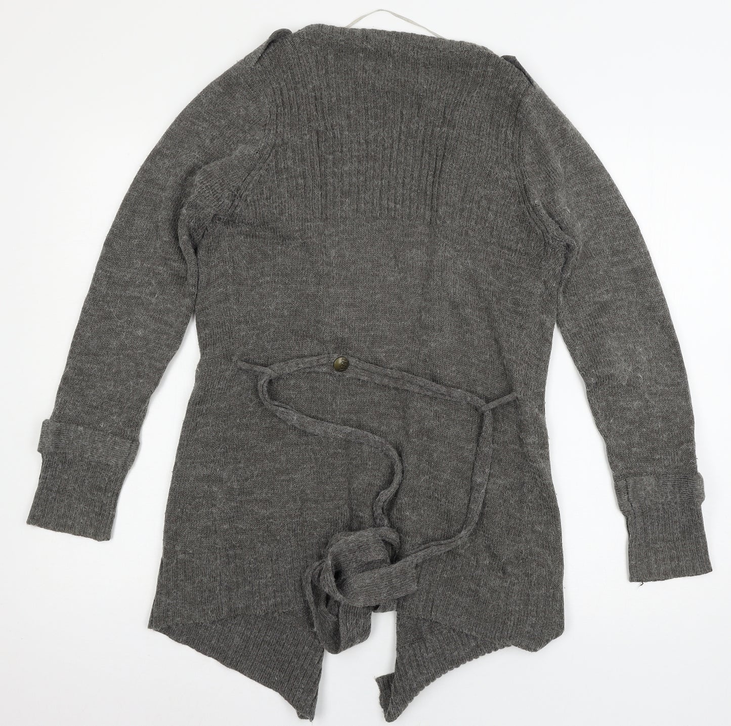 George Womens Grey  Knit Cardigan Jumper Size 10