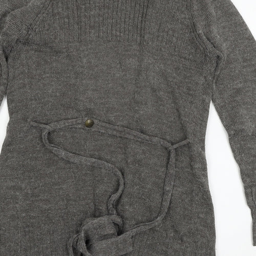 George Womens Grey  Knit Cardigan Jumper Size 10