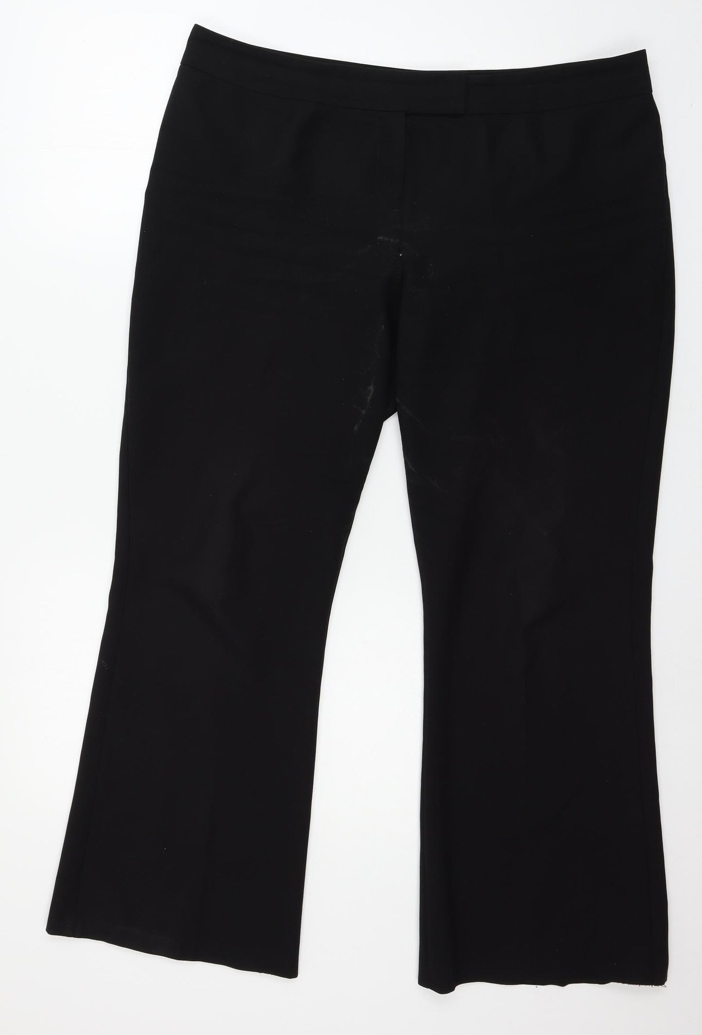 George Womens Black   Trousers  Size 16 L27 in