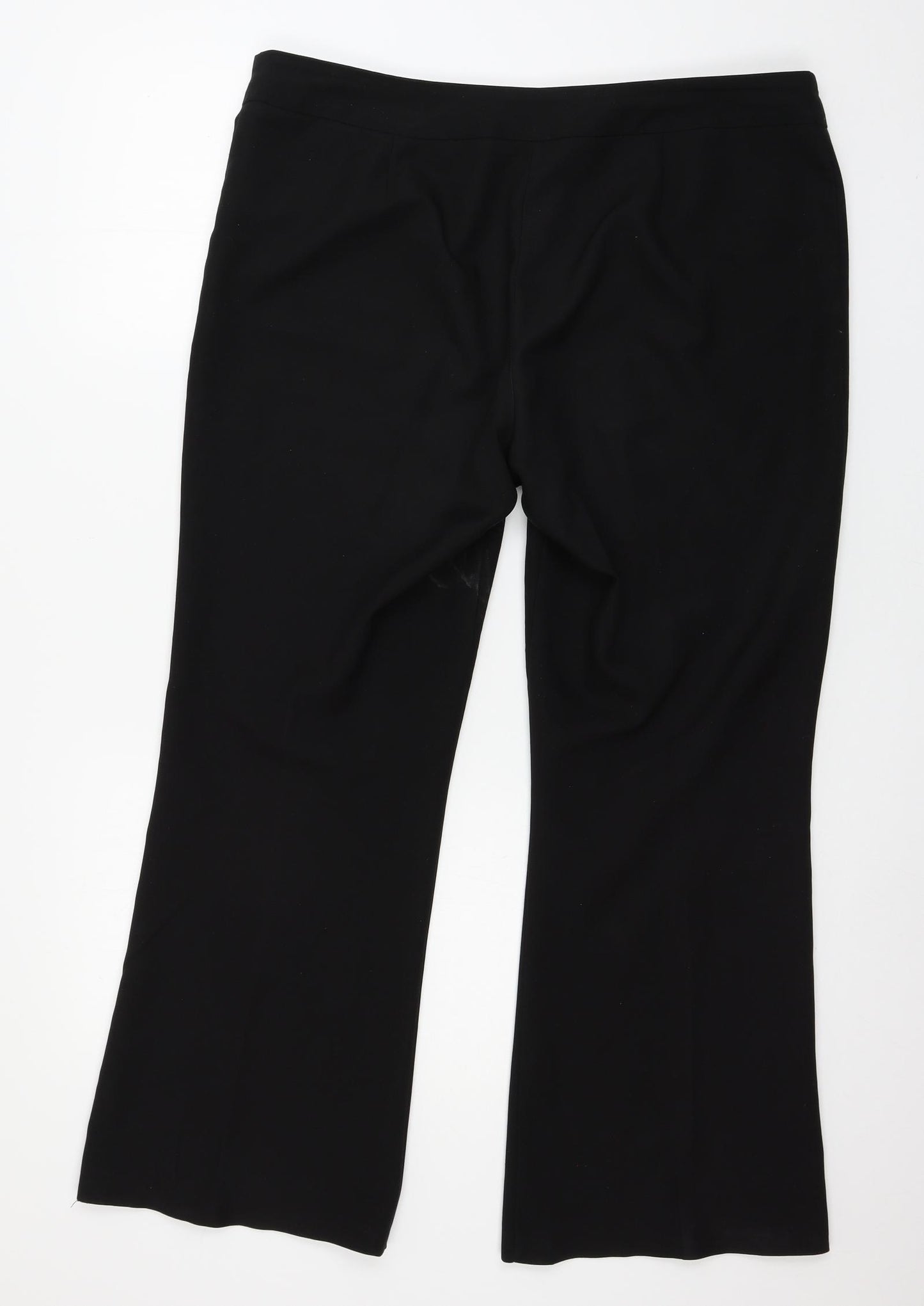 George Womens Black   Trousers  Size 16 L27 in