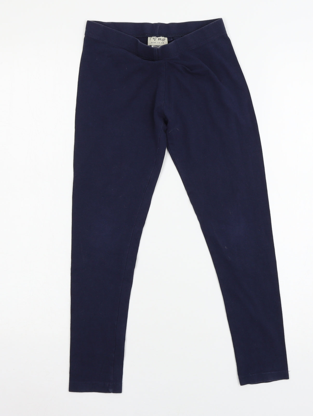 NEXT Girls Blue  Jersey Jogger Trousers Size 11 Years