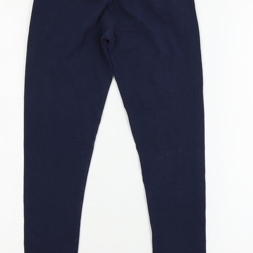 NEXT Girls Blue  Jersey Jogger Trousers Size 11 Years