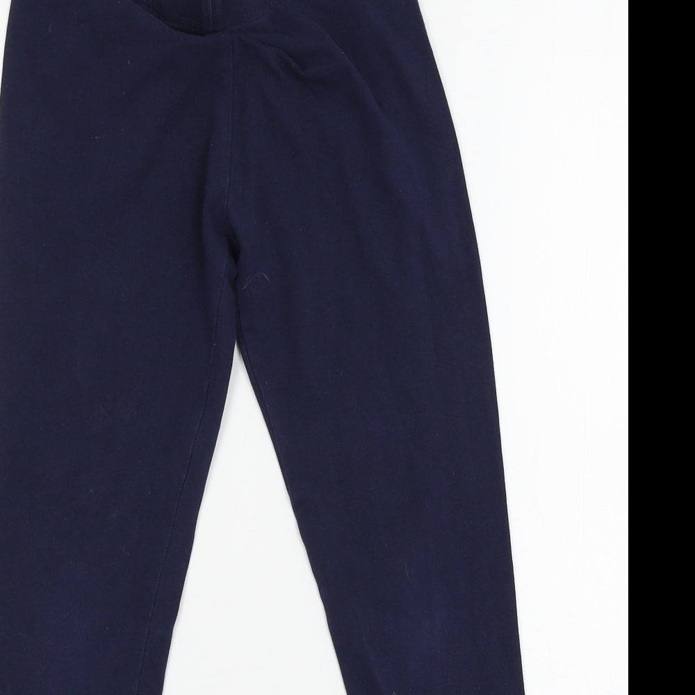 NEXT Girls Blue  Jersey Jogger Trousers Size 11 Years