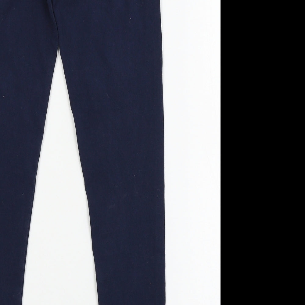 NEXT Girls Blue  Jersey Jogger Trousers Size 11 Years