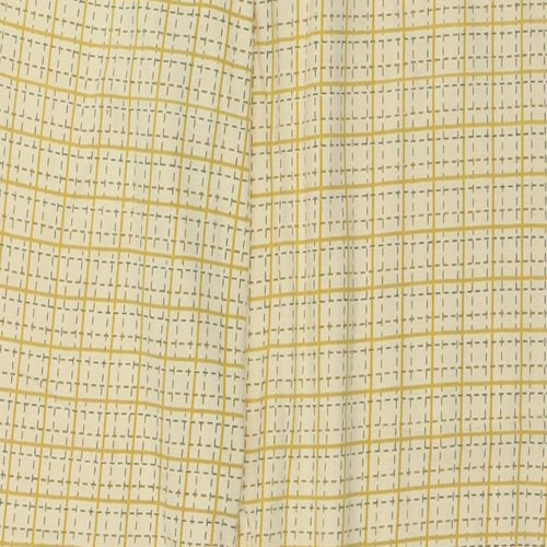 Depar Womens Yellow Geometric Jersey Top Pyjama Set Size M