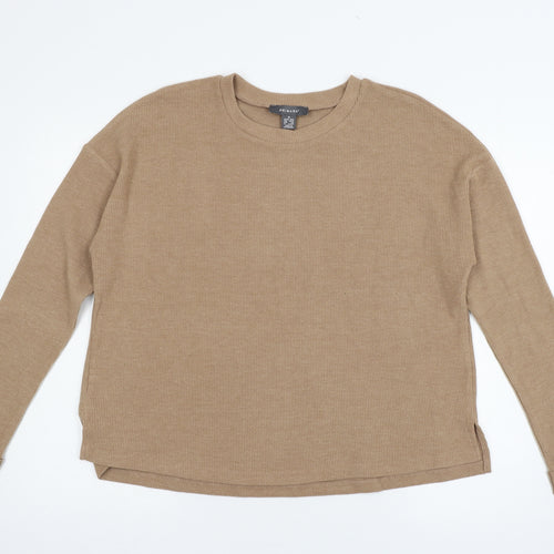 Primark Womens Brown  Jersey Pullover Sweatshirt Size 10