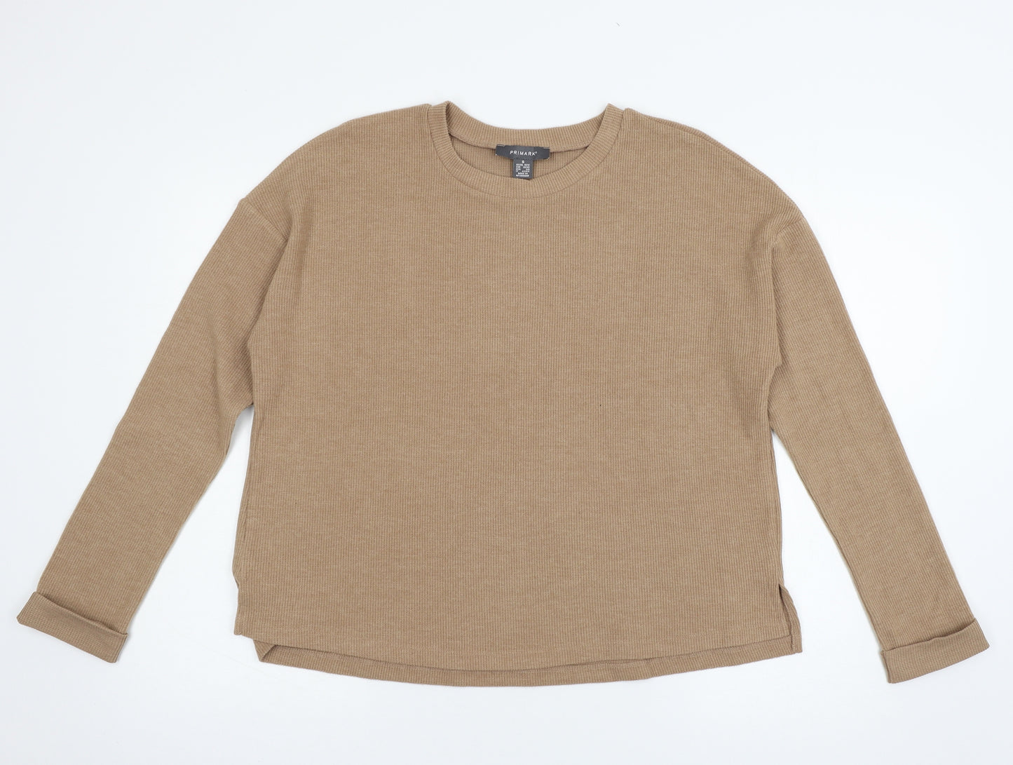 Primark Womens Brown  Jersey Pullover Sweatshirt Size 10