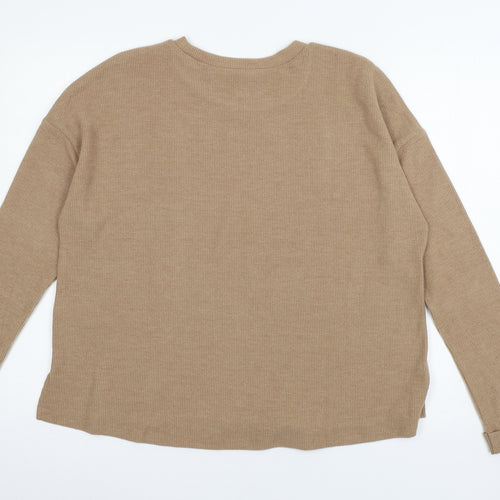 Primark Womens Brown  Jersey Pullover Sweatshirt Size 10
