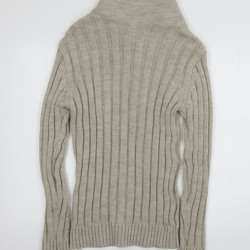 Vangalla Womens Grey  Knit Pullover Jumper Size S